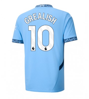 Manchester City Jack Grealish #10 Replika Hjemmebanetrøje 2024-25 Kortærmet